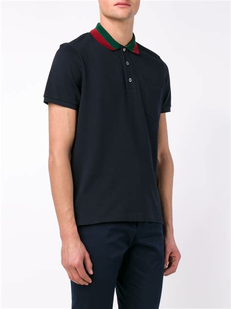 pink gucci polo shirt|gucci navy striped polo shirt.